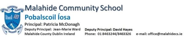 Malahide Community School Adult Education Programme  Evening Courses/Classes