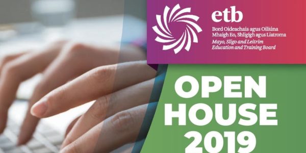 Mayo, Sligo & Leitrim Education and Training Board Open House 2019