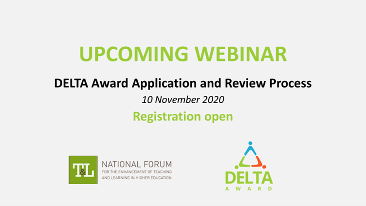 DELTA Award Application and Review Process