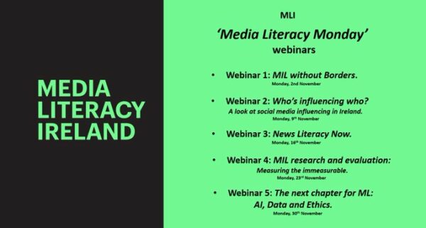 Media Literacy Ireland Host ‘Media Literacy Monday’