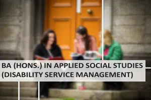 OTC BA (Hons) in Applied Social Studies (Disability Service Management)