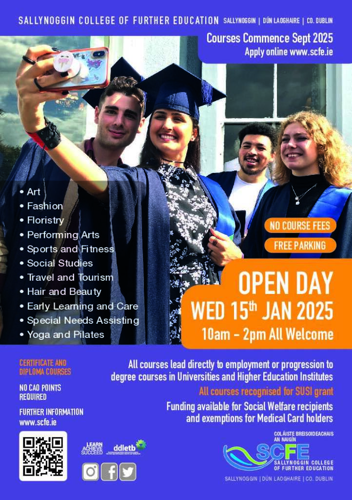 Sallynoggin College Of Further Education Open Day January 2025